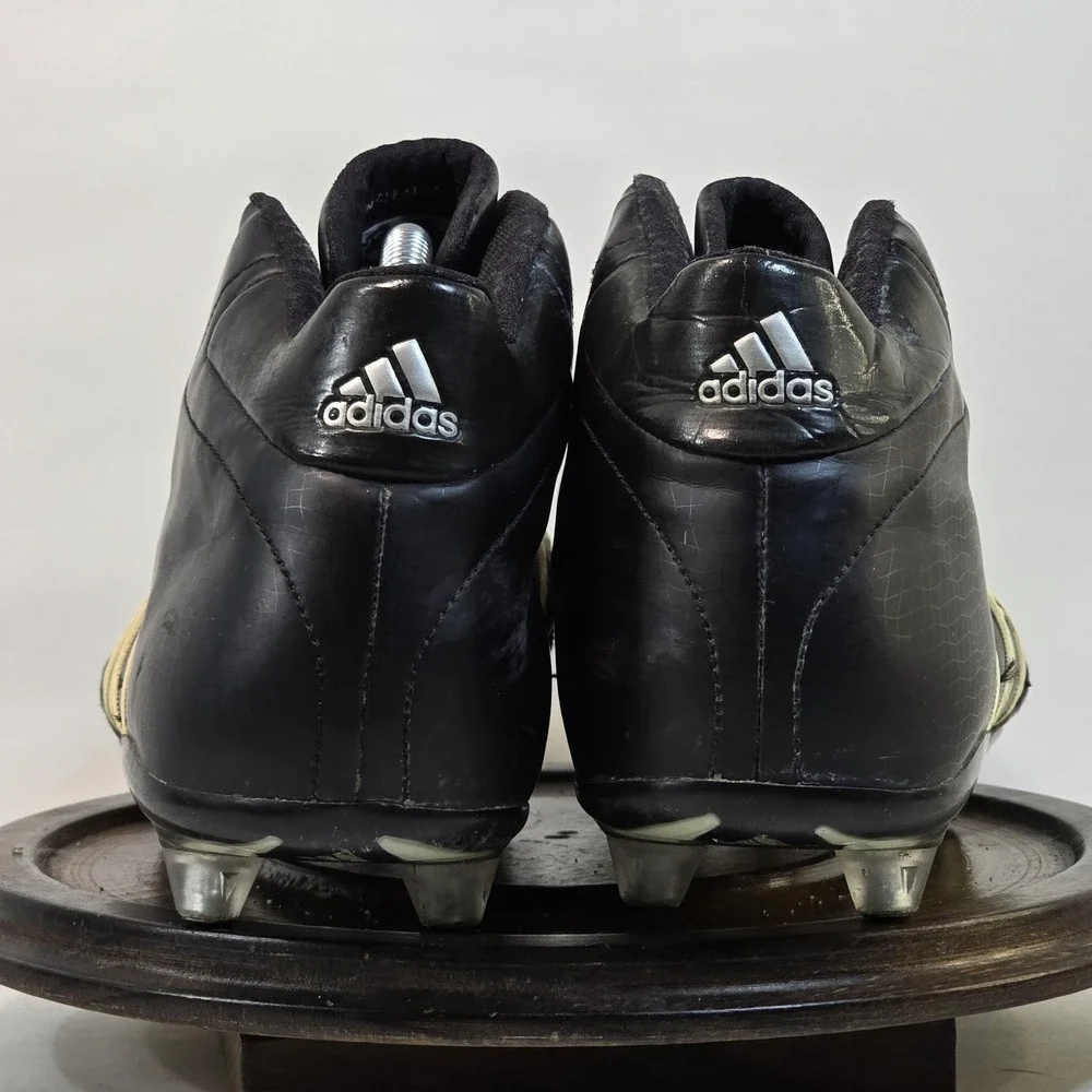 Adidas Predator‎ Powerserve Soccer Shoes Mens 10 Black Gold Cleats 2006 Model 44